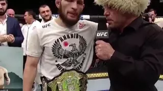 Хабиб Нурмагомедов слова после боя. UFC 223