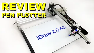 REVIEW - New PEN PLOTTER iDraw 2.0 A3 by UUNA TEK® (XY CNC Drawing Machine)