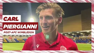 Carl Piergianni's reaction | AFC Wimbledon 2-3 Stevenage