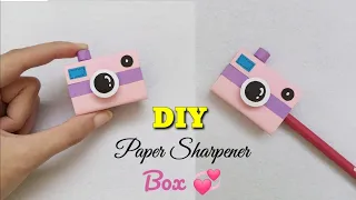 How to Make Pencil Sharpener Box with paper | Origami paper Craft for School | DIY Crafts with Paper