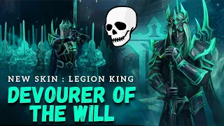 NEW SKIN : "DEVOURER OF THE WILL" Gameplay 🧞|| King of the legion New skin || Shadow Fight 4 Arena