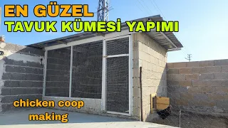 TAVUK KÜMESİ NASIL YAPILIR  (EN DÜŞÜK MALİYET) #diy #kendinyap #kümes #chicken