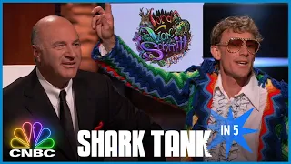 Mr. Wonderful Gets Hooked On Crochet | Shark Tank In 5