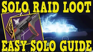 DESTINY 2 | FREE SOLO RAID LOOT - 20 FAST & EASY RAID CHESTS FOR SOLO GUARDIANS IN WITCH QUEEN!!!