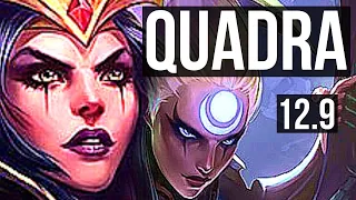 LEBLANC vs DIANA (MID) | 24/2/17, 9 solo kills, Quadra, Legendary, 800K mastery | EUW Master | 12.9