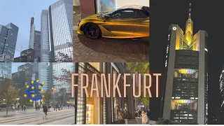 Frankfurt Vlog - Germany's only city which has a skyline of very tall buildings... #frankfurt #vlog