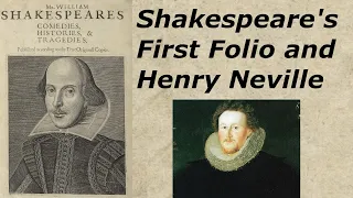 Shakespeare's First Folio and Henry Neville