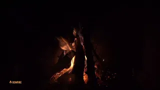 Burning Fireplace with Crackling Fire Sounds (full hd)🔥12 hrs Black Screen Fire Video for Sleeping