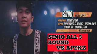 SINIO ALL 3 ROUNDS VS APEKZ