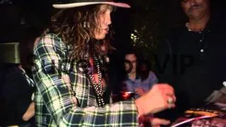 Steven Tyler greets fans in West Hollywood, 06/22/13