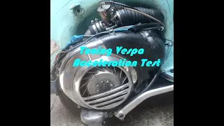 Prototipo VMC CRONO per Vespa PX - Test Accelerazione 400m: 126 kmh!!!