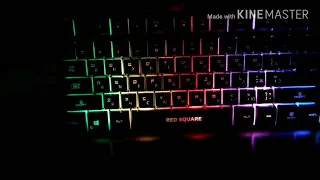 ОБЗОР новой клавиатуры TESLA TKL RGB RED SQUARE