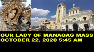 Our Lady of Manaoag Live Mass Today 5:45 AM October 22, 2020 Thursday