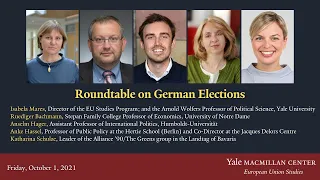 Yale Roundtable on German Elections