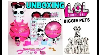 NEW LOL BIGGIE PETS DOLLMATIAN unboxing. L.O.L. Surprise Big Mom & Baby Series 4 Eye Spy Decoder