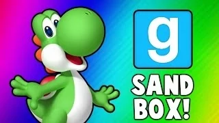 Gmod Sandbox Funny Moments - Banana Bus Dance, Boxing Arena, Yoshi Player Model (Garry's Mod)