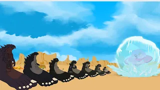 Evolution Of FOOT GODZILLA & KONG - SPIDERMAN: Size Comparison| Godzilla & KONG Short Film Animation