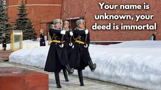 The Changing of the Guard at the Moscow Kremlin