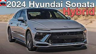 All NEW 2024 Hyundai Sonata Hybrid - FIRST LOOK exterior, interior & Driving