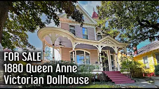 FOR SALE: 1880 Queen Anne Victorian Dollhouse