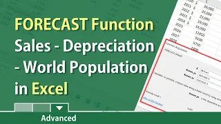 Forecast Function in Excel to predict future values by Chris Menard