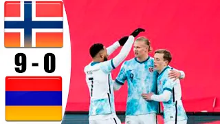 Norway Vs Armenia | 9-0 Match highlights | Friendly Match | 2022