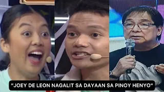 Joey De Leon GALIT NA GALIT sa Nandaya sa Pinoy Henyo ng Eat Bulaga! Stomach issue Pinoy Henyo!