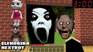 SLENDRINA NEXTBOT AND GRANNY CHASED ME in Minecraft - Gameplay - Coffin Meme