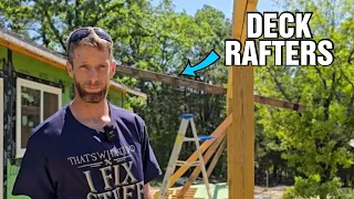 Making All The Covered Deck Rafter Boards For Our Cabin Homestead Build| Homestead Updates