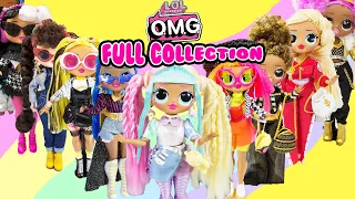 OMG Dolls FULL COLLECTION! Unboxing + OMG Makeover Hack