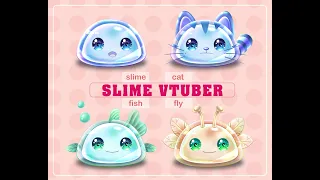 Live2D showcase "Slime" Set A