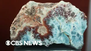 Learn about larimar, rare blue gem found only in the Dominican Republic