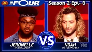 Noah Barlass vs Jeronelle McGhee  "Chains"  HEART BREAKING  loss The Four Season 2 Ep. 6 S2E6