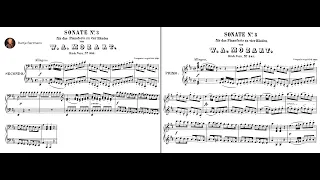 Mozart - Sonata for piano, 4 hands in D major, K. 381 (1772) {Haebler&Hoffmann}