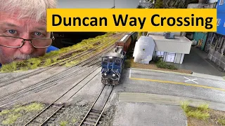 Modeling the (SRY) 'Duncan Way' Model Railroad Crossing | Boomer Diorama ~ # 247