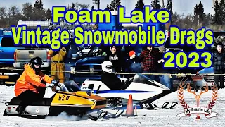 Foam Lake Vintage Snowmobile Drags 2023. If You Won't Believe Some Of The Sleds At This Event