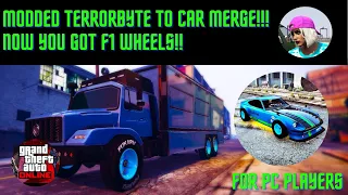 *PATCHED* It Works GTA Online Glitch Merge Modded Terrorbyte to Car Merge F1 Wheels PC/PS4 Solo,Easy