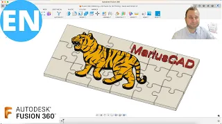 Fusion 360 | Modeling a 3D Puzzle for 3D Printing | Quick and Simple