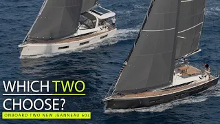 See how different the same boat can look on deck and within the Jeanneau Yachts 60