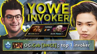 YOWE TOP 1 INVOKER IN DOTA 2 ?!