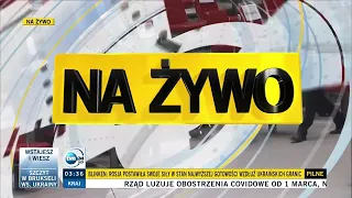 TVN24 - Początek wydania specjalnego (24.02.2022 03:36)