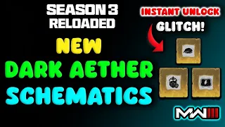 🔥MW3 INSTANT UNLOCK ALL SCHEMATICS!🔥New Dark Aether (FULL GUIDE) - MW3 Zombies Tombstone Glitch