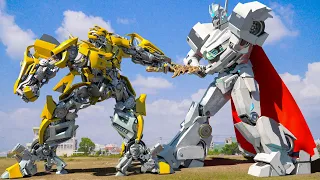 Transformers: Rise of The Beasts | The Great War of Bumblebee vs Robot Silver Part 1