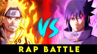 Naruto Vs Sasuke Rap Battle By Dikz & @ragetherapper  | Hindi Anime Rap | [ Naruto Rap AMV ]