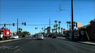 a drive up Tropicana Ave, Las Vegas