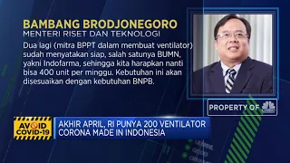 Akhir April, RI Punya 200 Ventilator Corona Made In Indonesia