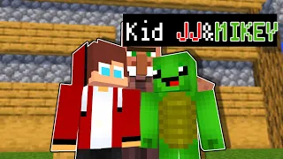 Maizen :KID JJ&MIKEY Story👶 - Minecraft Parody Animation Mikey and JJ