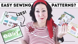 How to pick EASY sewing pattern designs... for YOU!