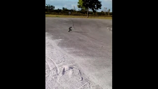 Traxxas Rustler vxl  on 3s wipe out