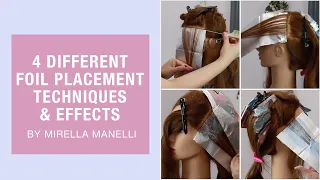 4 Different Foil Placement Techniques & Effects by Mirella Manelli | Kenra Professional